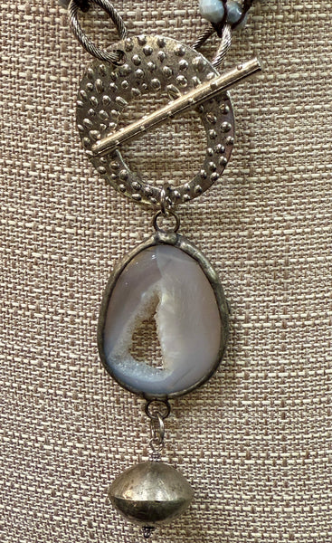 Grey Druzy Life of the Party by Art by Amy