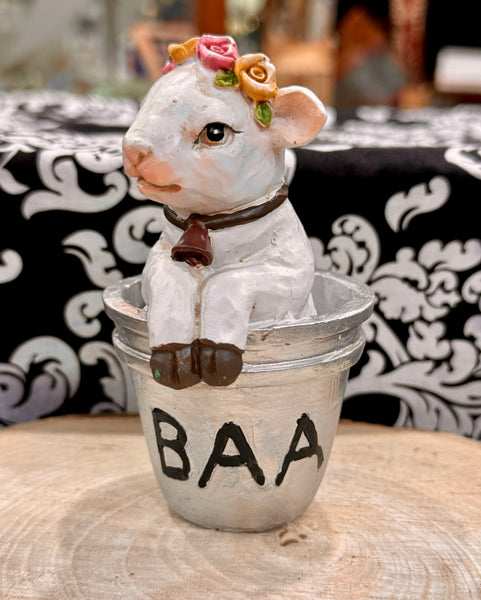 Resin Farm Animals in a Bucket