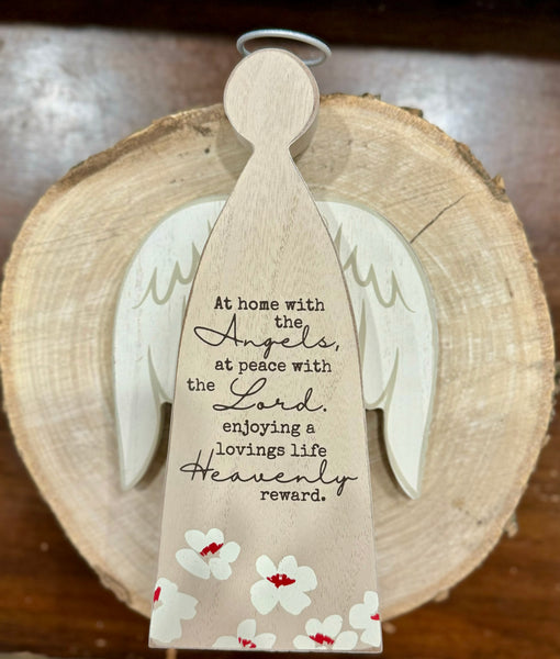 Decoración de oración del ángel