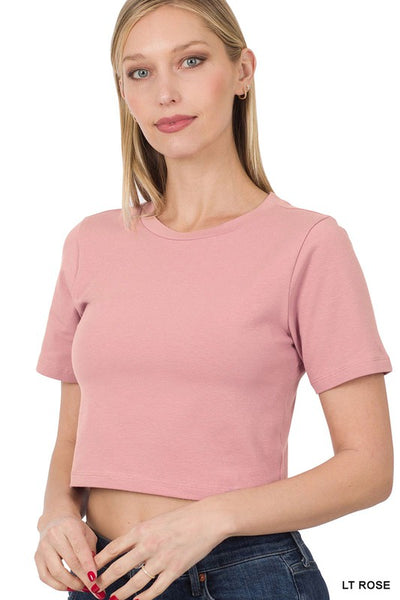 Top corto de algodón Jeran