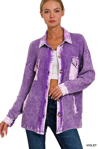 Cheyenne Acid Washed Shacket