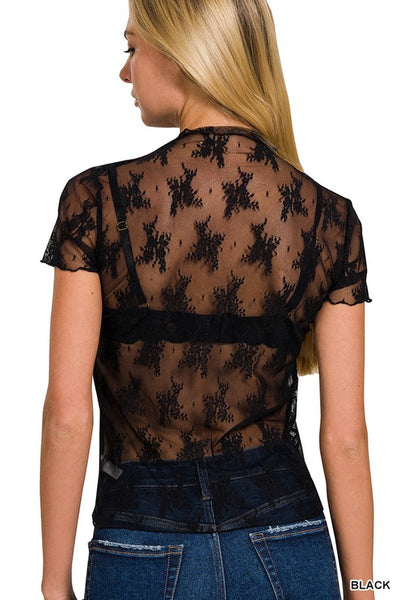 Top a capas transparente LaDonna Lacey