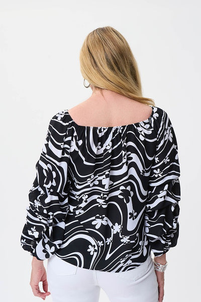 Everleigh Wave Top by Joseph Ribkoff