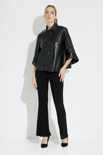 Raven Faux Leather Jacket by Joseph Ribkoff