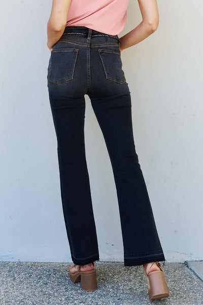 Amber Black High Waist Slim Bootcut Judy Blue Jeans