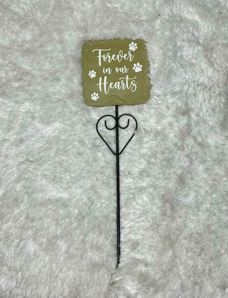 Selecciones de jardín conmemorativas para mascotas de resina