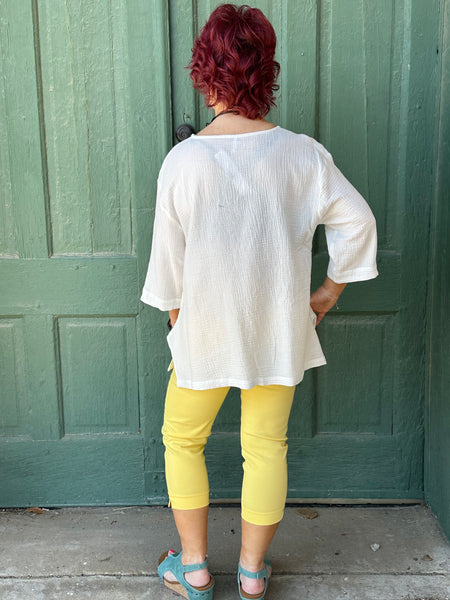 Jersey Beretta de gasa de algodón con bolsillos