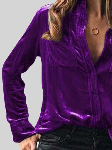 Copia de camisa con cuello abotonado y bolsillos en el pecho - ¡EXCLUSIVO EN LÍNEA!