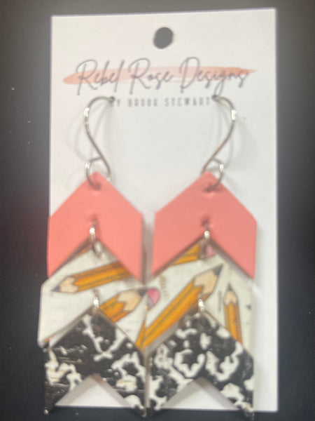 Pendientes Chevron de Maestro