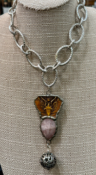 Rose Quartz Fly by Art by Amy