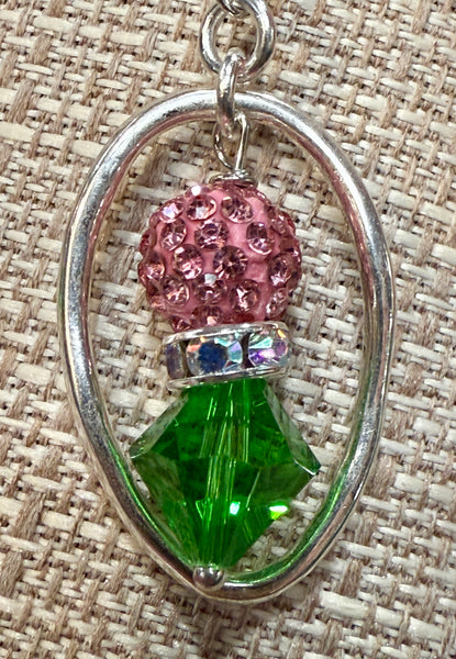 Flaming Flamingo Earrings by Art by Amy