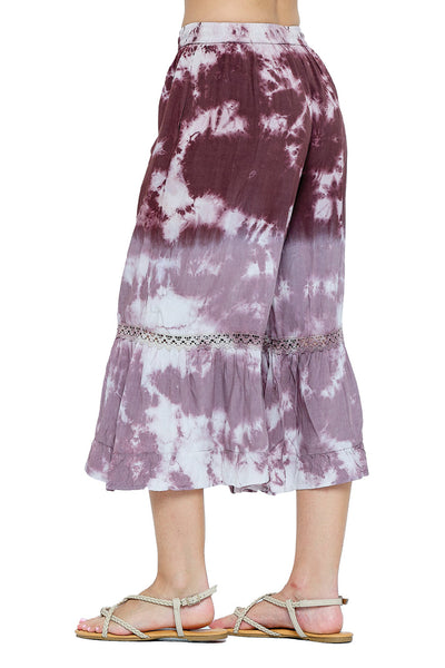 Rhonda Tie Dye Tiered Ruffle Pants
