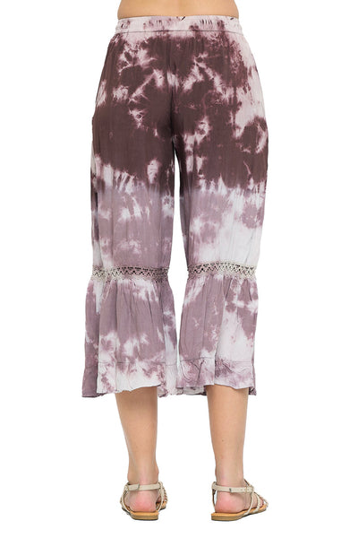 Rhonda Tie Dye Tiered Ruffle Pants