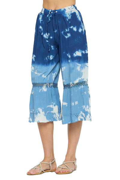 Rhonda Tie Dye Tiered Ruffle Pants