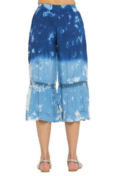 Rhonda Tie Dye Tiered Ruffle Pants