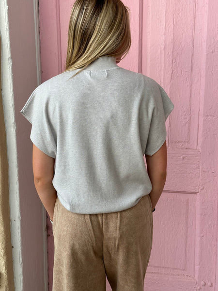 Suéter dolman de cuello alto Mandi