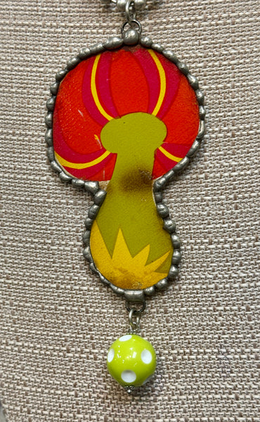 Groovy Mushroom Necklace by Art by Amy