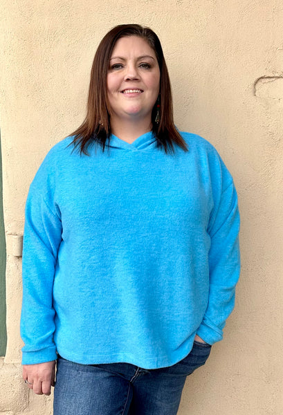 Meina Brushed Melange Hoodie Sweater