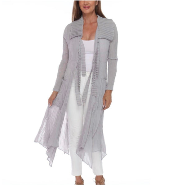 Plumero largo arrugado Constance