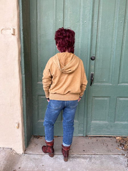 Rosella French Terry Acid Wash Hoodie