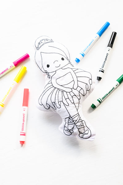 Ballerina Doodle Coloring Activity Doll - ONLINE EXCLUSIVE!