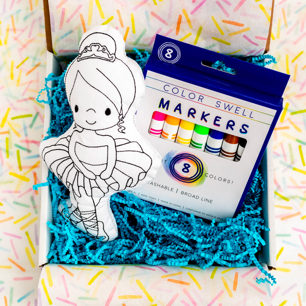 Ballerina Doodle Coloring Activity Doll - ONLINE EXCLUSIVE!