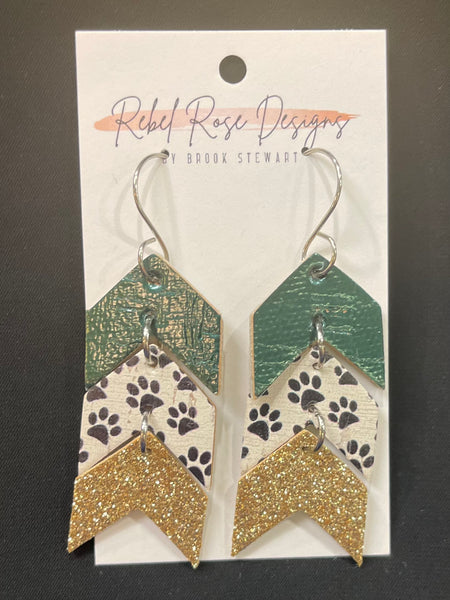 Salina South School Spirit Earrings