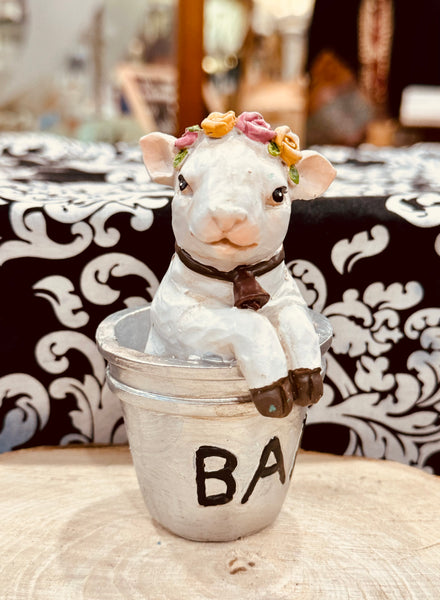 Resin Farm Animals in a Bucket