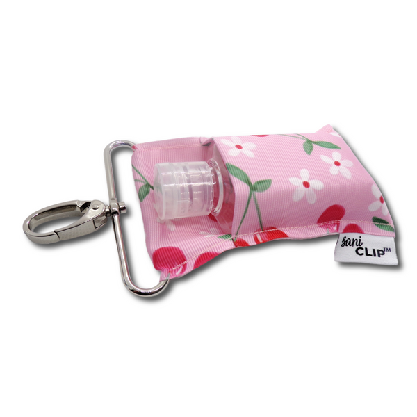 Cherries SaniClip Hand Sanitizer Holder - made to order