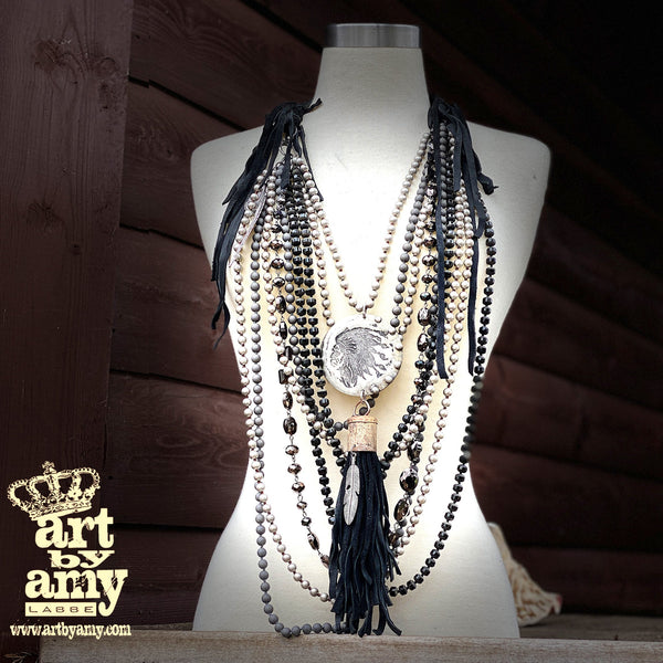Big Chieftan Necklace by Art by Amy