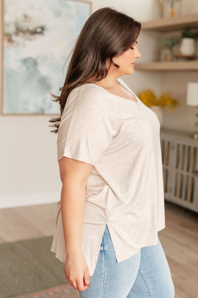 Top de cuello en V Clear Things Up