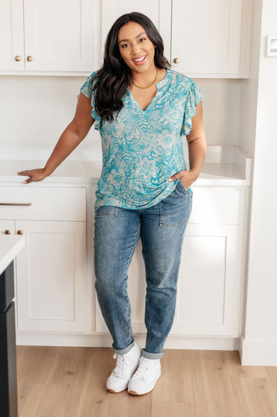 Top floral No lo pienses demasiado