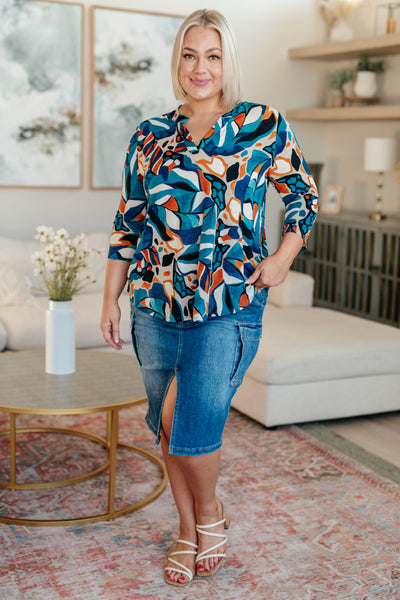 Always Be There Cargo Denim RISEN Skirt - ONLINE EXCLUSIVE!