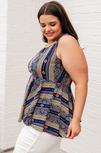 Cool Connections Peplum Tank - ONLINE EXCLUSIVE!