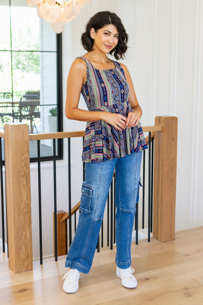 Cool Connections Peplum Tank - ONLINE EXCLUSIVE!