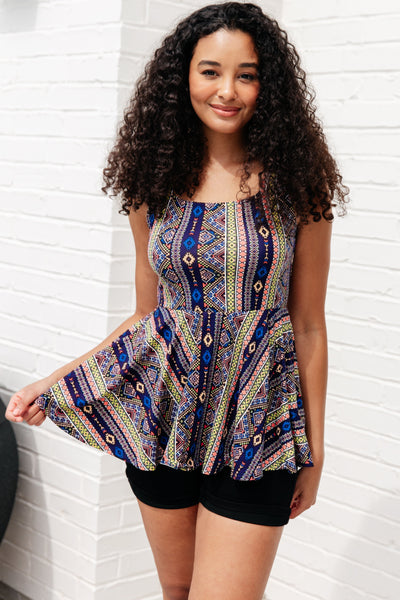 Cool Connections Peplum Tank - ONLINE EXCLUSIVE!