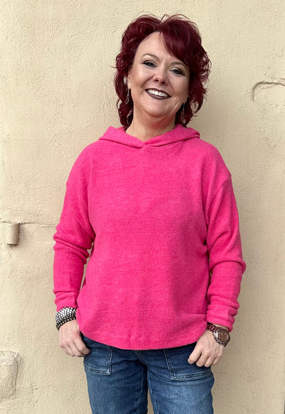 Meina Brushed Melange Hoodie Sweater