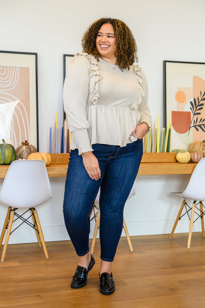 Sweet Confession Top In Seashell - ONLINE EXCLUSIVE!