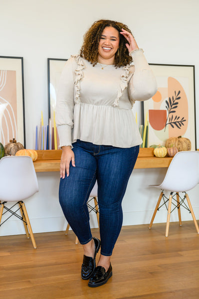 Sweet Confession Top In Seashell - ONLINE EXCLUSIVE!