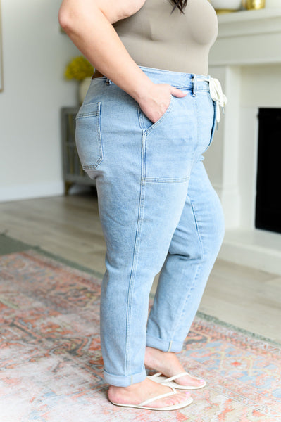 Cooper Hi-Rise Vintage Denim Judy Blue Joggers - ONLINE EXCLUSIVE!