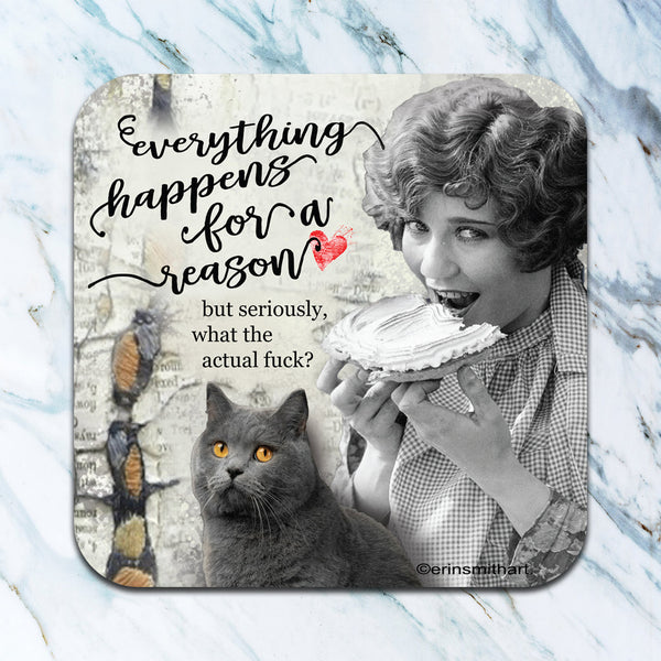 Posavasos altos de algodón