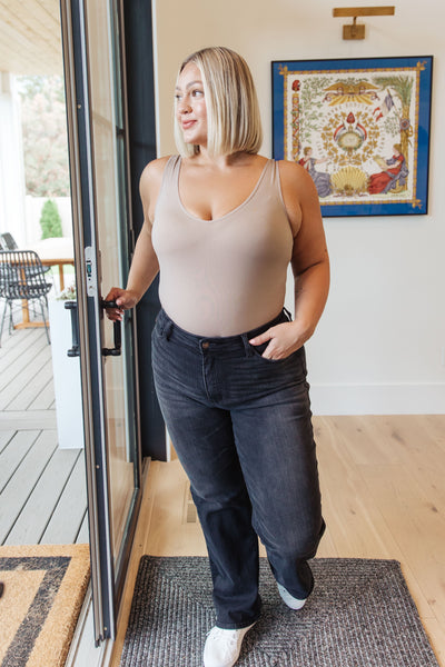 The Basics Bodysuit In Light Mocha - ONLINE EXCLUSIVE!