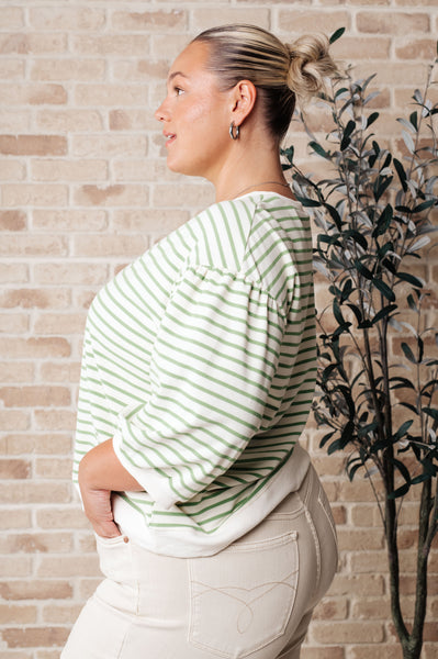 Cari Enrichment Time Striped Top - ONLINE EXCLUSIVE!