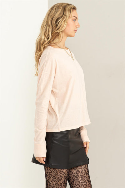 Holli Long Sleeve Basic Top