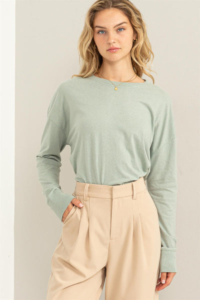 Holli Long Sleeve Basic Top