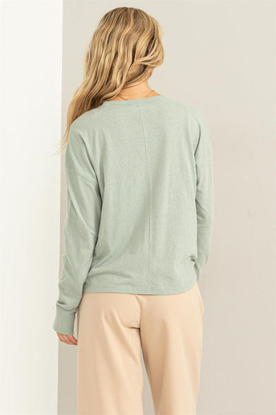 Holli Long Sleeve Basic Top