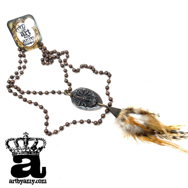 Feathered Indians Necklace