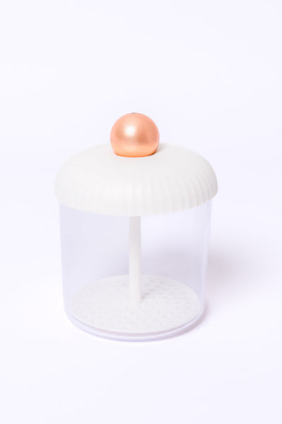 Máquina para hacer espuma Five Second en blanco y dorado