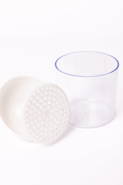 Máquina para hacer espuma Five Second en blanco y dorado