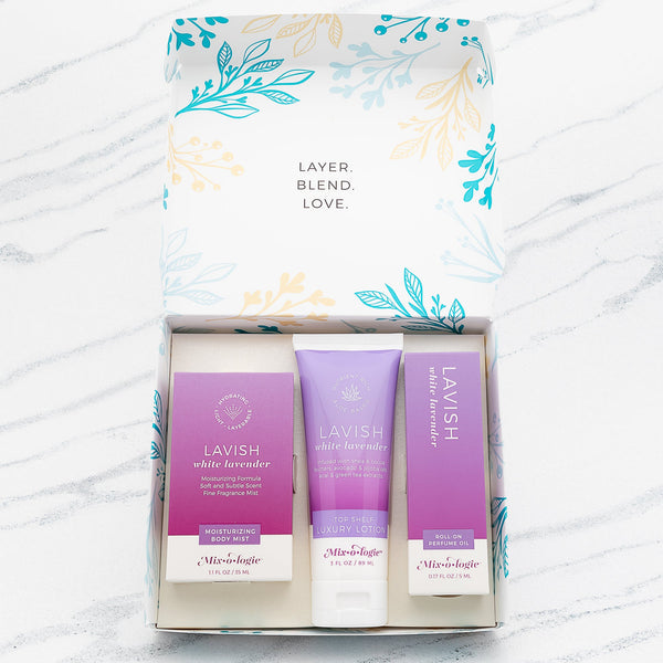 Lavish (white lavender) | Gift Set Trio Box